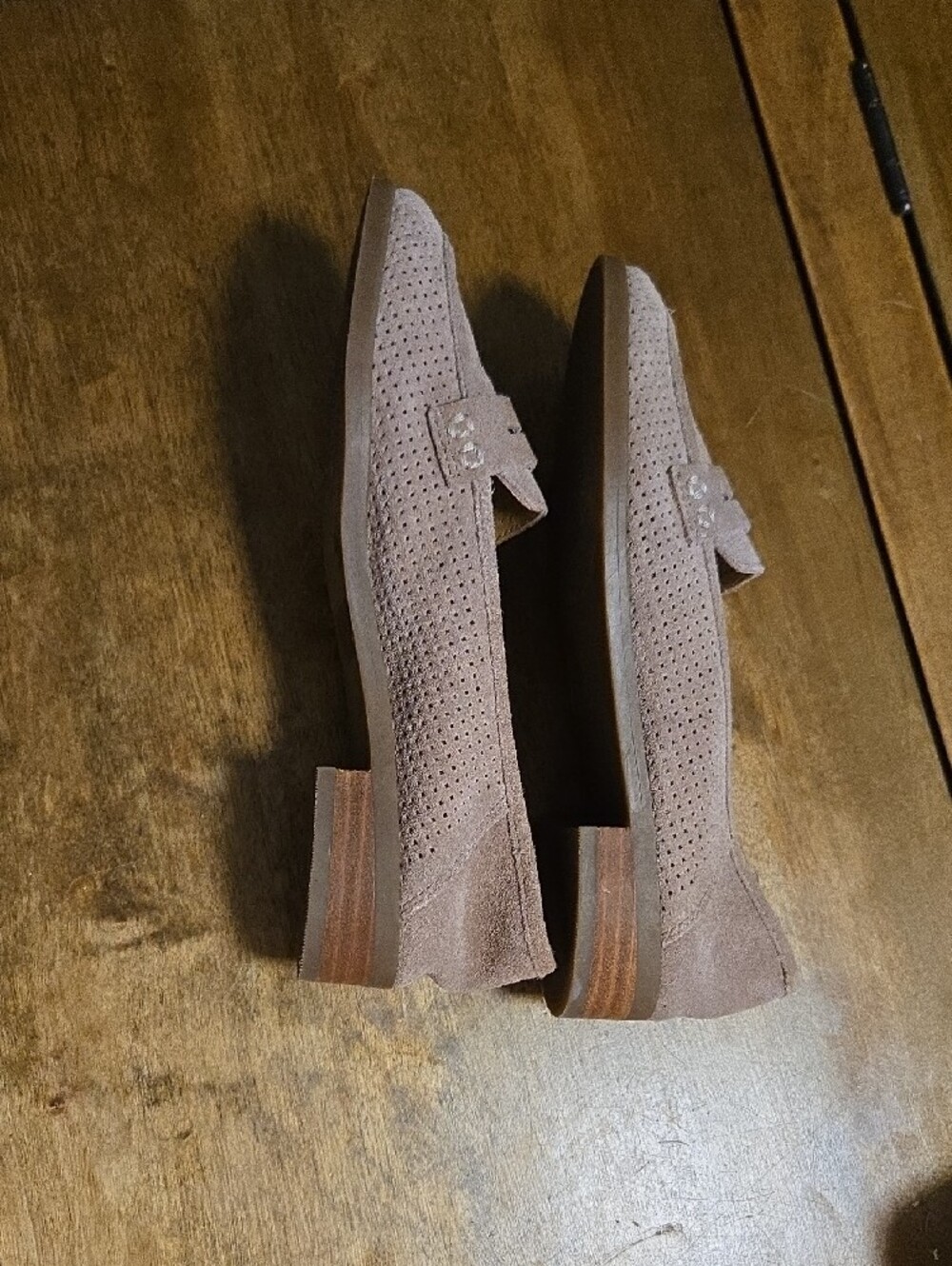 Lucky Brand Women's Suede Loafers in Tan - Picture 6 of 6